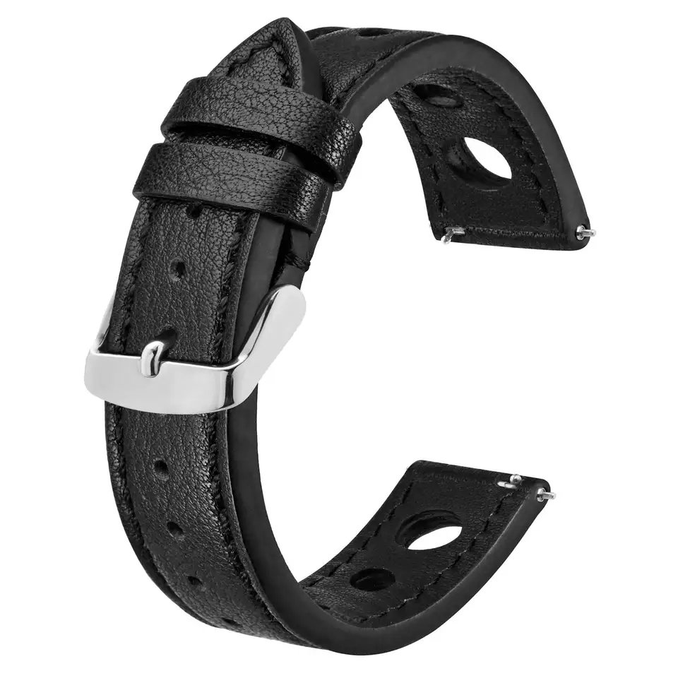 Bisonstrap rally kožené hodinky kapela 18 mm 20 mm 22 mm módne hodinky pre mužov, nahradiť tradičné hodinky