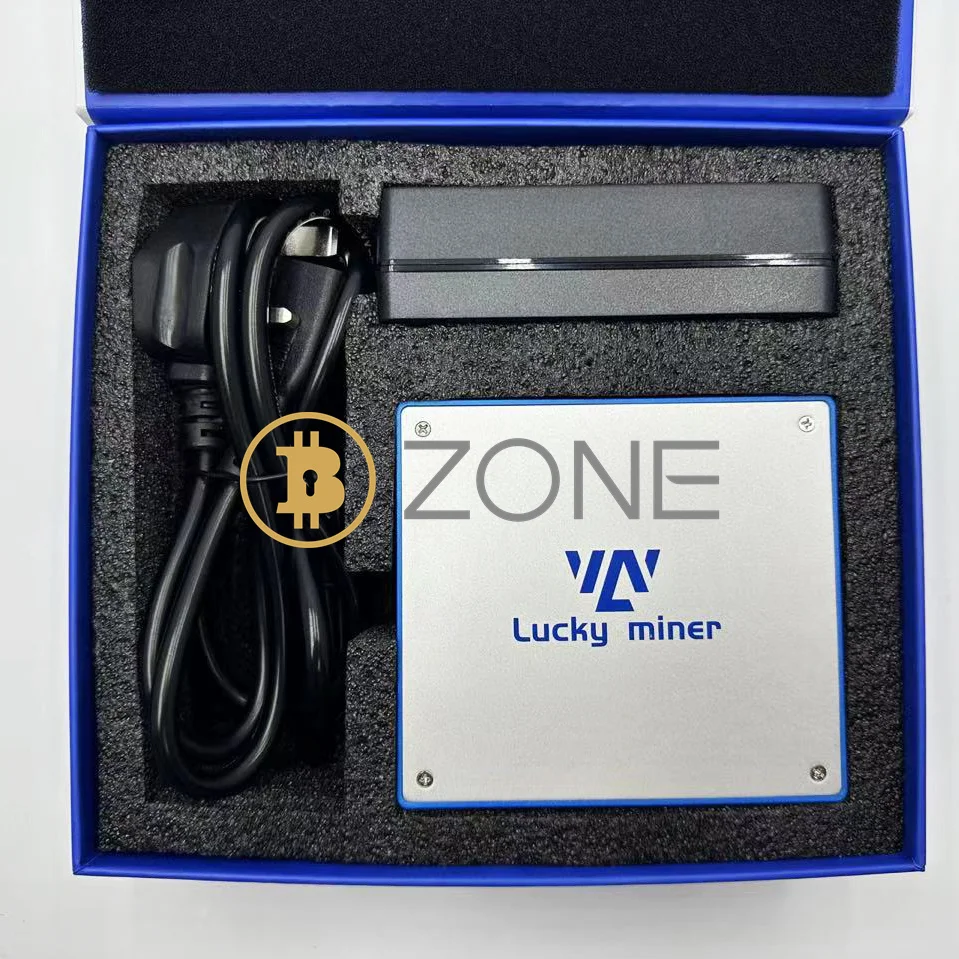 Bitcoin Lucky Miner Lv07 V7 1th/S 30W WiFi Crypto Miner Sha-256 BTC, DGB, BCH BTC Solo Crypto Miner