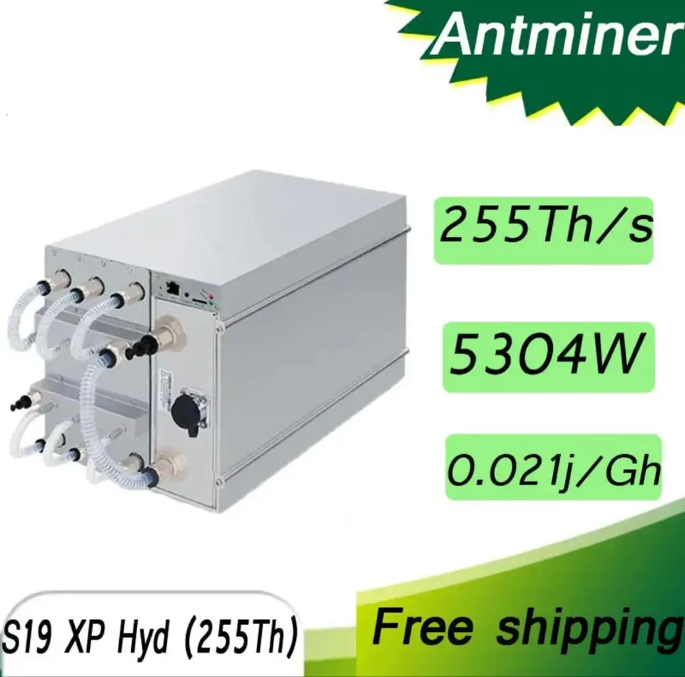 Bitmain Antminer S19 XP Hyd (255T) Bitcoin Miner BTC/BCH/BSV SHA256 Hydro-Cooling Miner Doprava zdarma