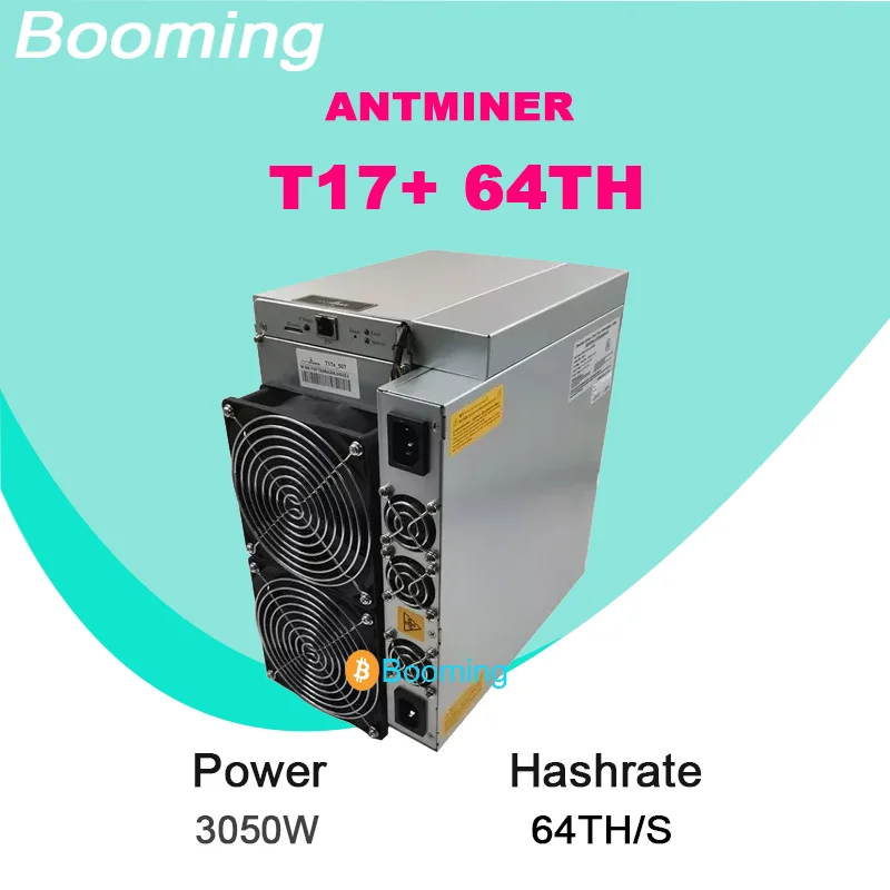 Bitmain Antminer T17+ 64. REPTRITOVANÉ MODPRADOVANÉ OTVORENÉ HADSINKU POUŽITIE BTC BCH Bitcoin ASIC Miner Blockchain