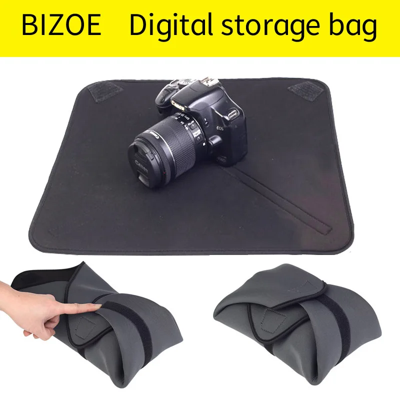 Bizoe fotoaparát ochranná obalová handrička prikrývka pre Canon Nikon Sony DSLR objektív Flash handrička chráni kryt vysokej kvality