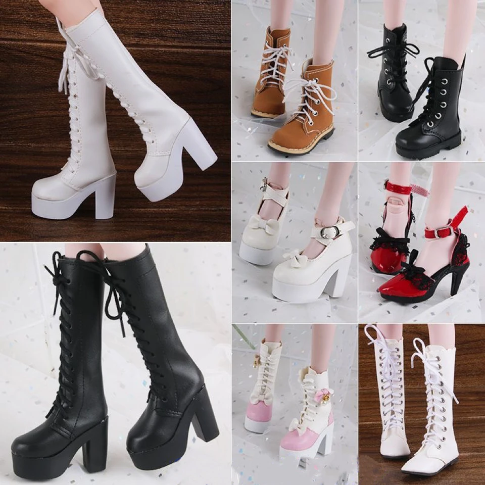 BJD 60 cm Doll Pu Leather topánky 1/3 bjd listové topánky s jednou obuvou kožené pieskové príslušenstvo pre bábiky pre 60 cm