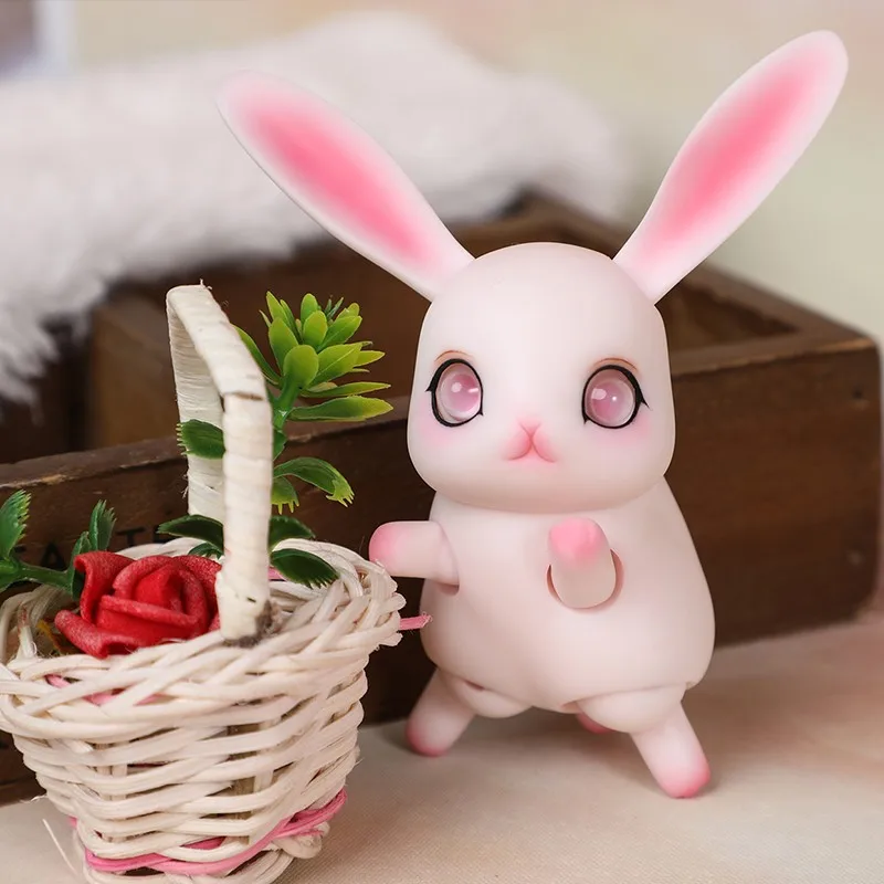 BJD Doll 1/12 Rok Rabbit Roztomilý rafinovaný stôl ozdoba Decorácie Vysokej kvality nových hračiek narodeniny darček kĺbové bábiky