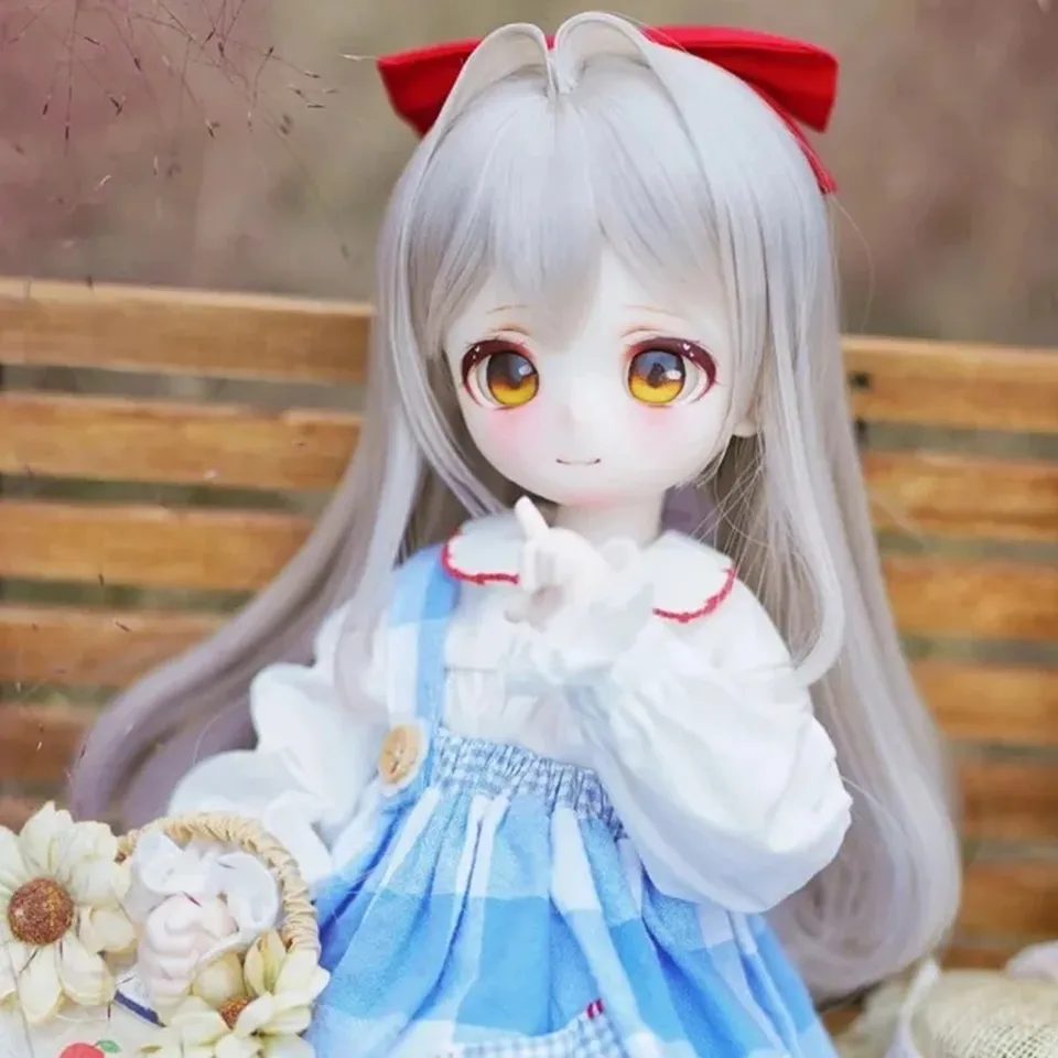 BJD Doll 1/6 Xiongmei Cute Animal Girl Dvojrozmerný štýl Vysoko kvalitný ľudský spoločný spoločný hračky Dolls v preprave zdarma
