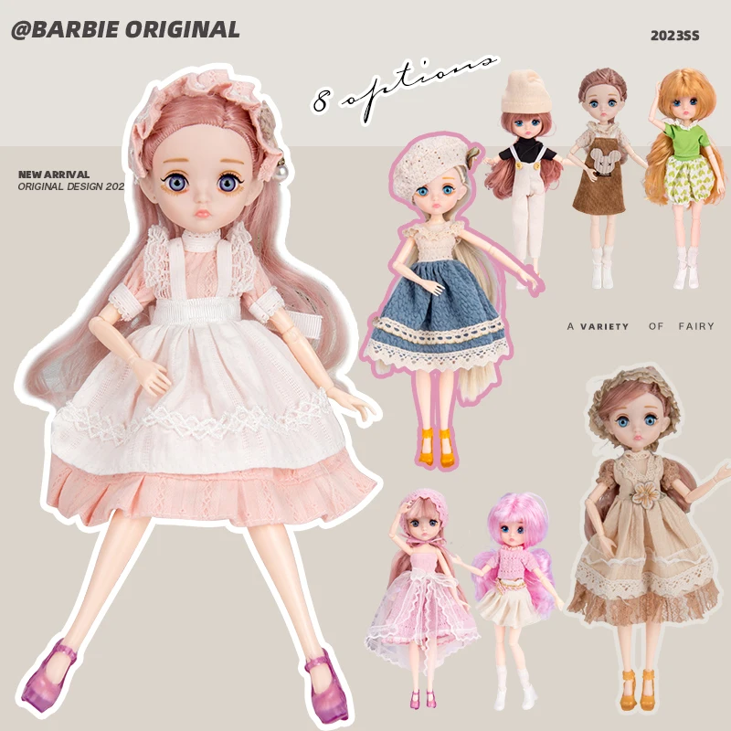 BJD Doll New Facelift Spoločnosť Moveble 26 cm roztomilý štýl princezná Indoor and Outdoor Interactive Toys vianočné narodeniny darček