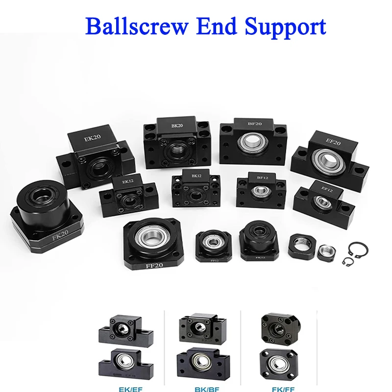 BK10 BF10 BK12 BF12 BK15 BF15 FK10 FF10 FK12 FF12 FK15 FF15 EK10 EF10 EK12 EF12 BK20 Ball Screw End Podper pre SFU1204 SFU1605