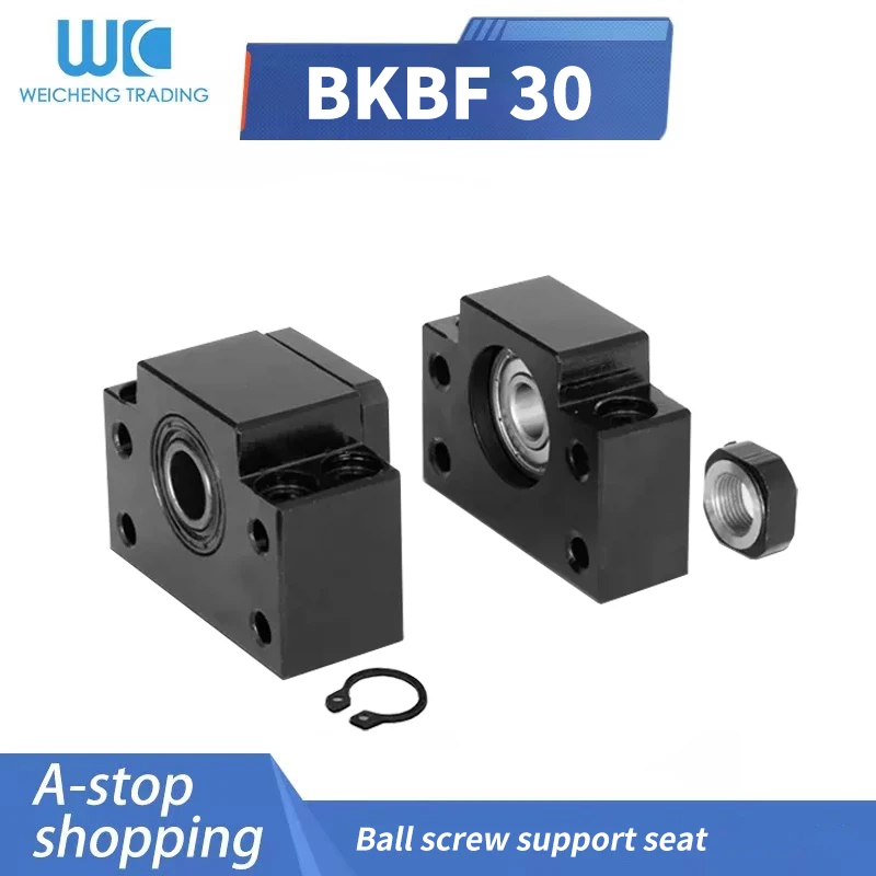 BK30 BF30 BallScrew Support Match SFU BallScrew End Support CNC Part 1set BKBF30 pevné sedadlo sedadla