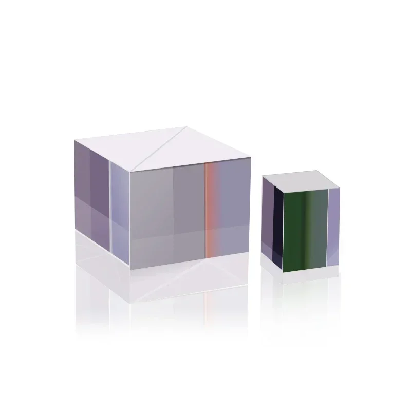 BK7 Polarizačný lúč štiepenie hranolu 90 stupňov Turning Light Path Cube širokopásmové optické sklo