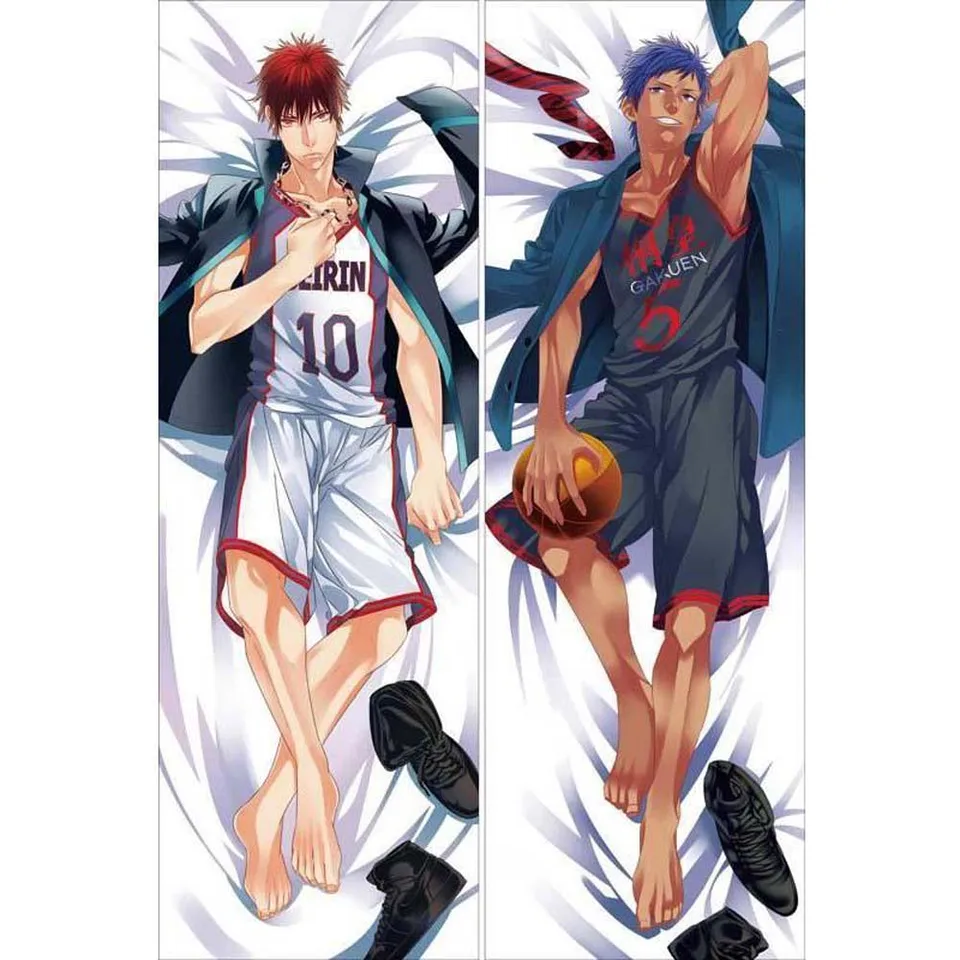 BL Anime The Basketbal, ktorý Kuroko No Basket Kagami Taiga Panlow, dekorácia podstielky vankúš, objímacie telo, nové, 150x50 cm