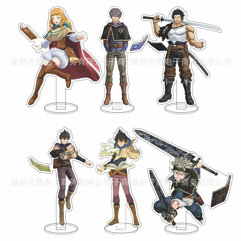 Black Clover Anime Anime Astayuno Night Pozri Suke da Noel Fenlal akrylová karikatúra stolové ozdoby Fanúšikovia darčekov
