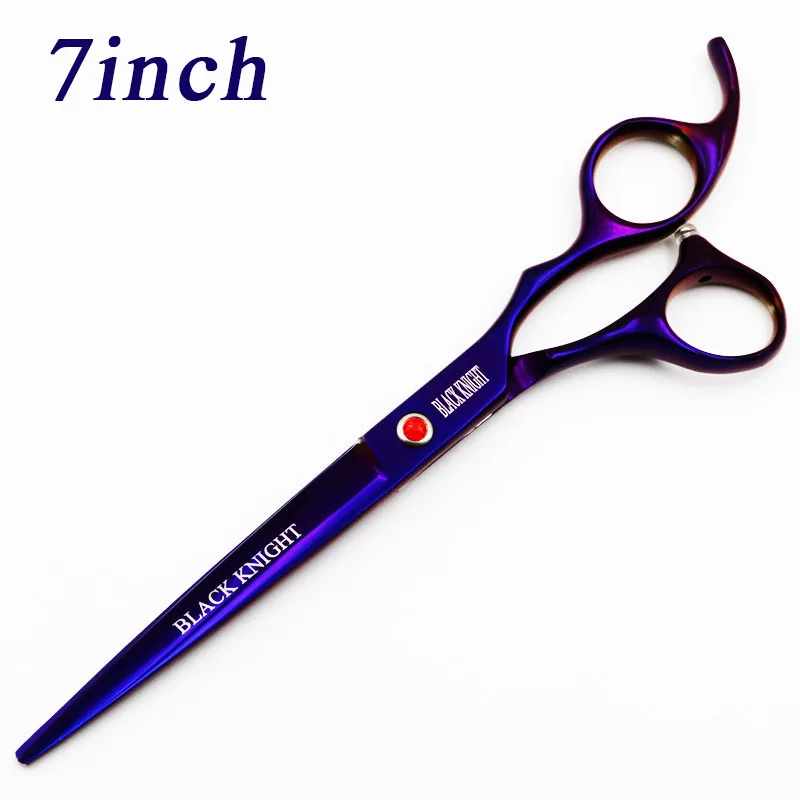 Black Knight Professional kaderníctvo Nožnice 7 palcov rezacích symborov nožnice Pet Fialové štýl