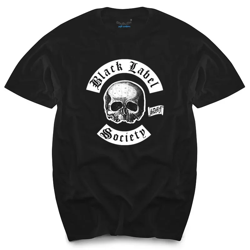 Black Label Society 1 Tričko Punk čierne ovocie ovocného tkalky Dtg Pánske top Top Tees Cotton Tee-Shirt Men Letný štýl