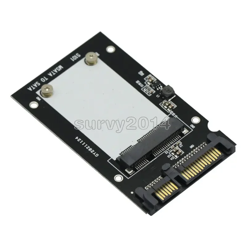 Black Mini PCIe PCI-E SSD MSATA TO 2,5 