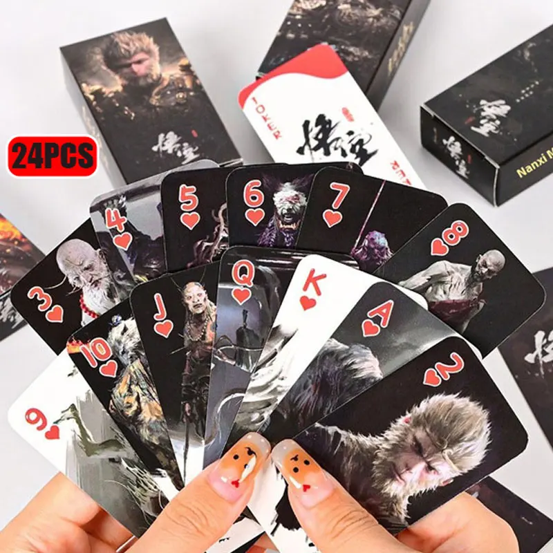 Black Mýtus Wukong Game Periférna pokerová cesta na West Mythology Creative Board Game Vzdelávacie hračky Darčeky