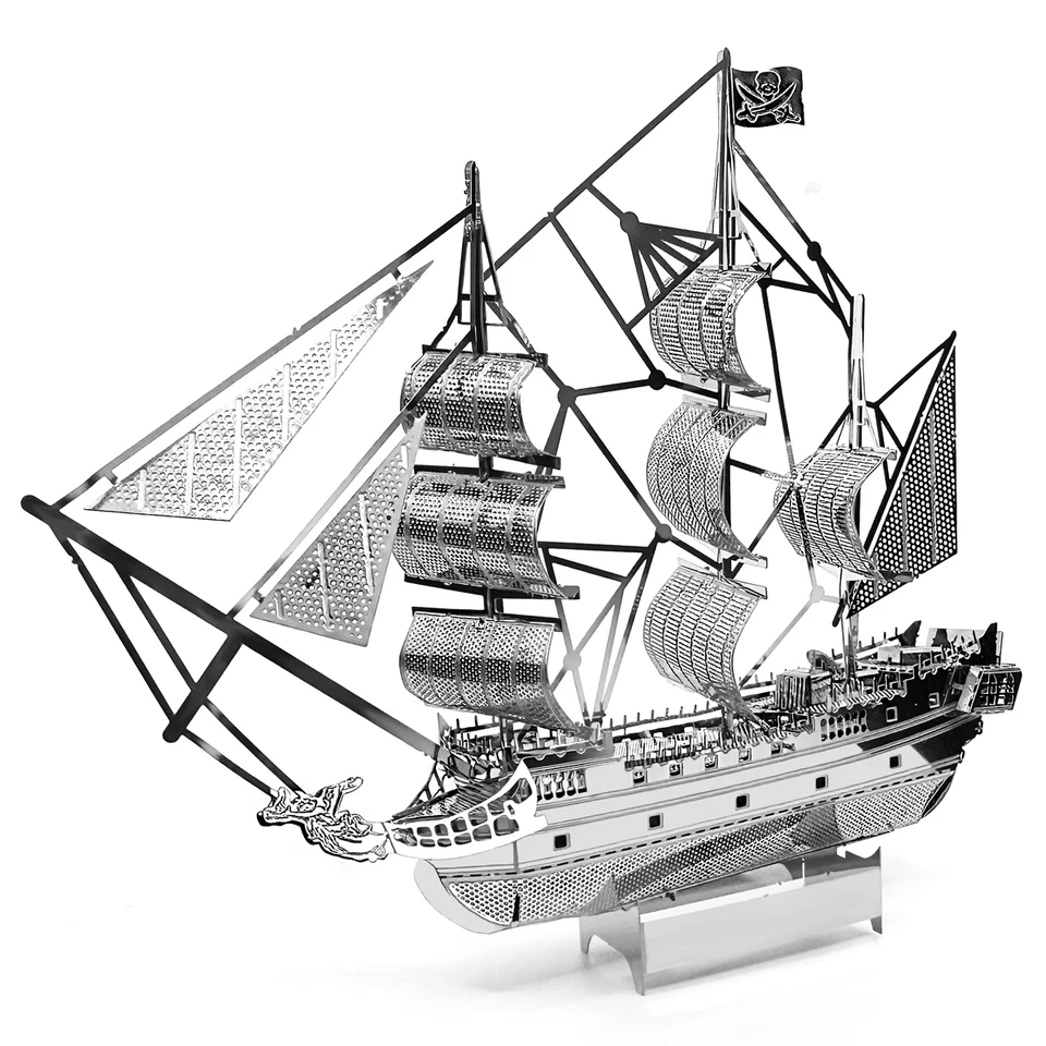 Black Pearl 3D Metal Puzzle Model Model súprav