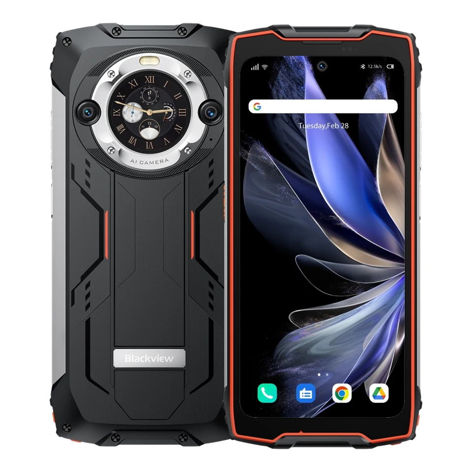 BlackView BV9300 Pro Rugged Smartphone Helio G99 Android 13 Mobilný telefón 8 GB 12 GB RAM 256 GB ROM Dual Display Celfones