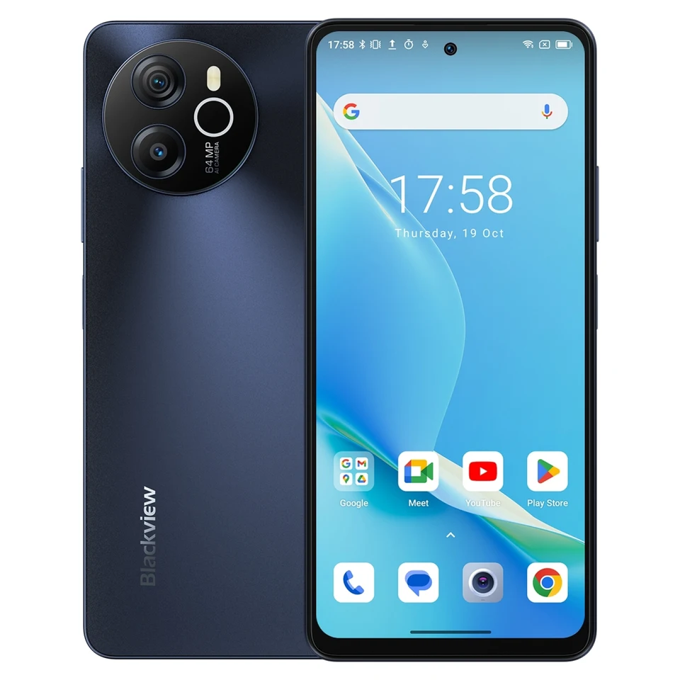 BlackView Shark 8 Smartphone 8 GB+128 GB/256 GB Helio G99 Android13 Mobile 6.78 '' 2,4K Display 120Hz 64MP 5000MAH 33W NFC Mobilový mobilný telefón