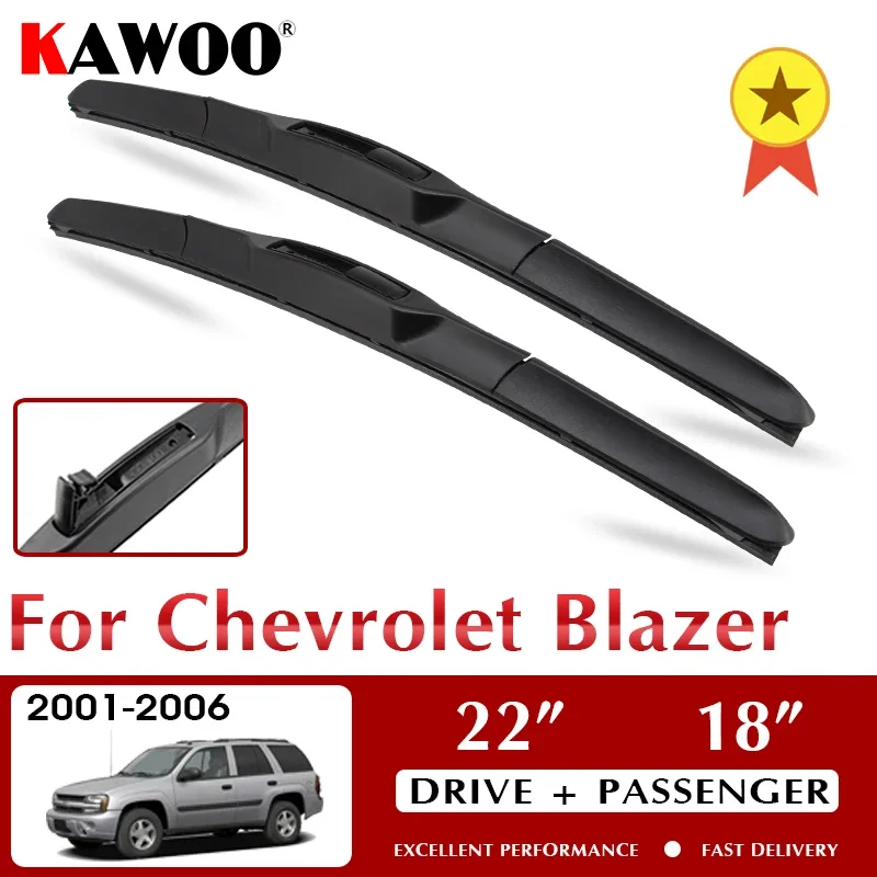 Blade Wiper Wiper pre kawoo pre Chevrolet Blazer 2001-2006 čelné sklo predného okna Doplnky 22 