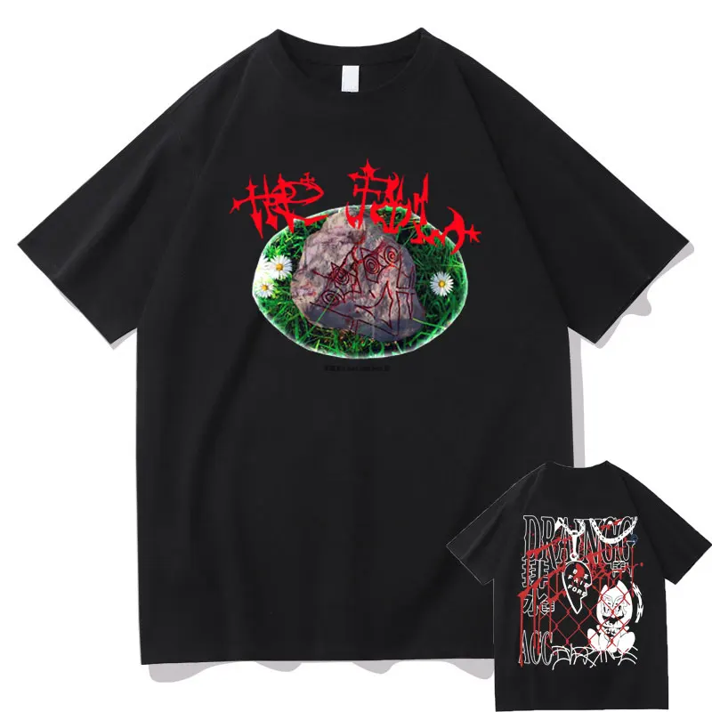 Bladee The Fool Drain Gang Music Album s obojstranným tlačovým tričkám