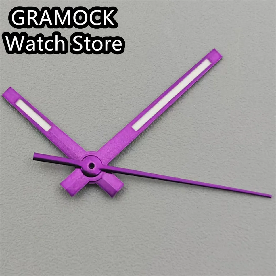 Bliger Watch Ruky Purpurové ruky Zelený svetelný fit NH35 NH36 NH38 NH70 NH72 4R35 4R36 Pohybové hodinky Výmena častí