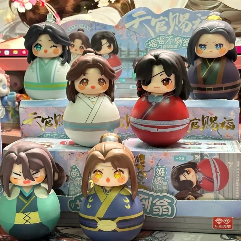 Blind Box Original Nebeské oficiálne požehnanie Xie Lian/Hua Cheng pre Trian Series Series Periférne trendy hrajú darček pre bábiky