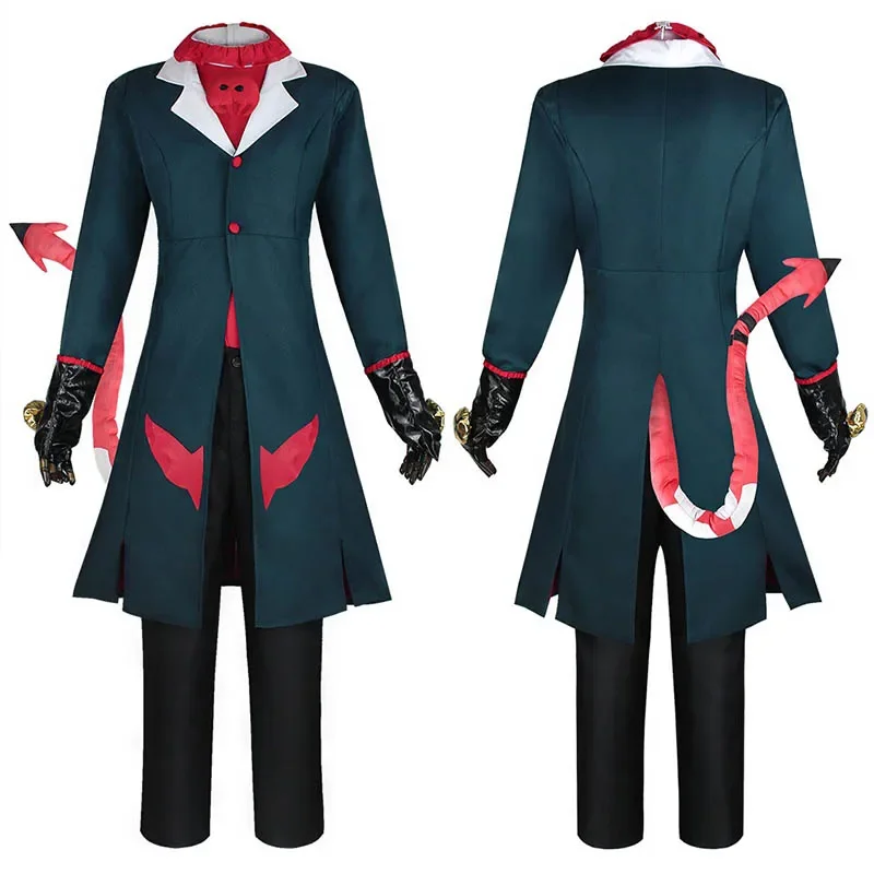 Blitzo cosplay kostým hazbin cosplay hotel helluva boss bosso oblečenie s chvostom pre komiks halloween s
