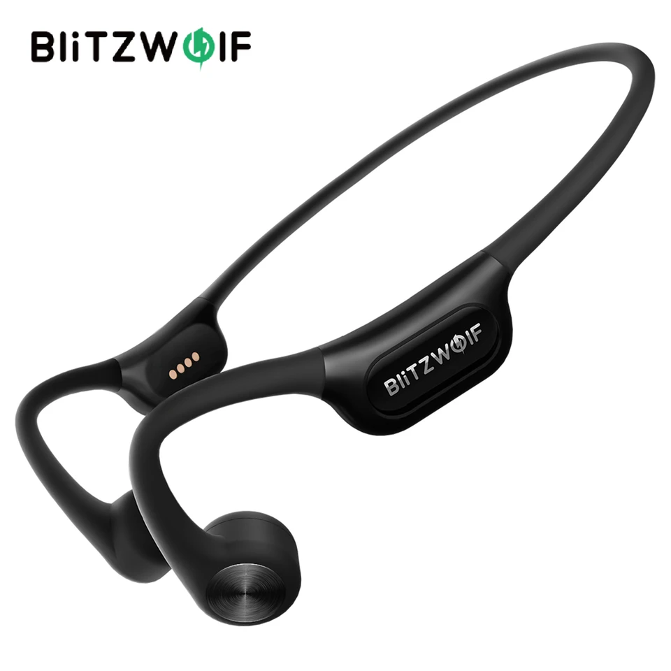 Blitzwolf BW-BTS9 Bluetooth slúchadlá Kost Vedenie slúchadiel vstavané 32 GB pamäte IPX8 nepremokavé mäkké silikónové pohodlie