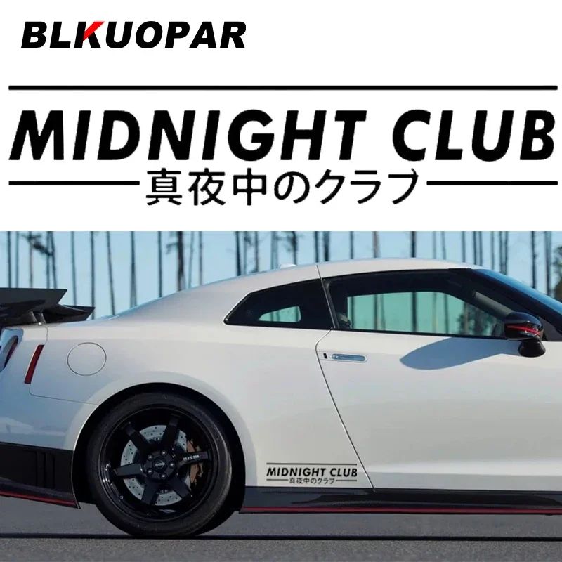 Blkuopar the Midnight Club Car čelné sklo nálepka Scrafer Profof Graphics nálepky notebook Bumper Motorycle Game módna dekorácia