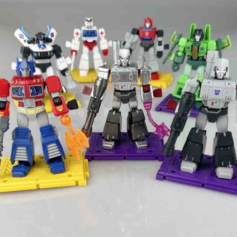 Blok horúcich blokov LED LED žiariaca verzia 1 Svetlý útok Optimus Prime Robot Building Toy Model Darček pre deti