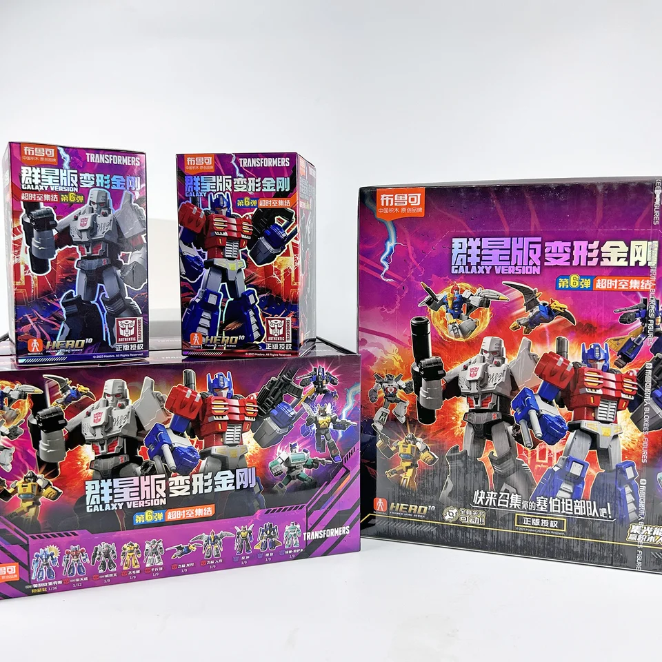 BLOKEES TRANSFORMERS GV6 8cm IDW Optimus Prime Megatron Swoop Sunstreaker WheelJack Kohácke dirge akčné hračky