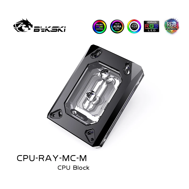 Blokové použitie CPU BYKSKI pre AMD Ryzen3000 AM3 AM4 1950X TR4 X399 X570 RYZEN/RYZEN 3000/5000/7000 5V 3PIN A-RGB AURA