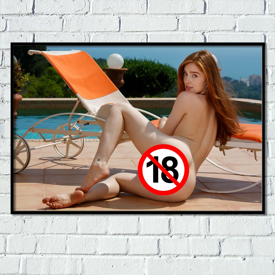 Blondínka nudes sexy dievča dospelý porno model erotica plagáty a výtlačky plátno nástenné maľby pre domácu obývaciu izbu dekor