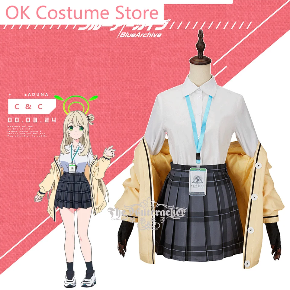 Blue Archív Izayoi Nonomi Cosplay kostým cos Game Anime Party Uniforma Hallowen Hrať role oblečenia oblečenie