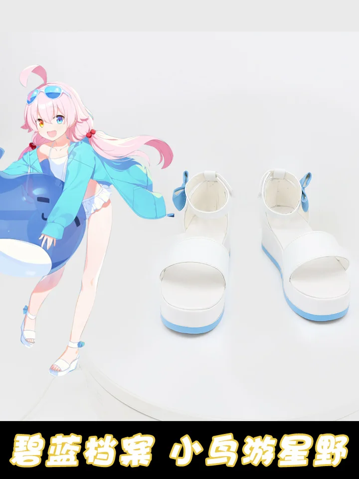 Blue Archív Takanashi Hoshino Cosplay topánky Halloween Anime Cosplay topánky