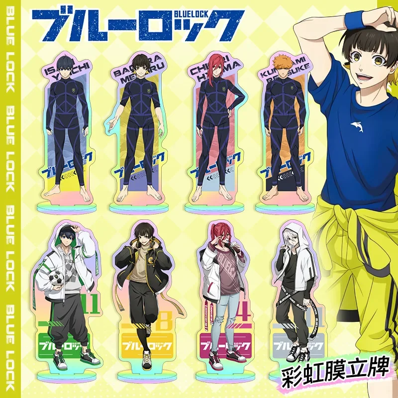 Blue Lock Rainbow laser Dali Pai Anime akrylový periférny kreatívne ozdoby Isagi yoichi Nagi Seishiro Rin Itoshi Mikage Reo