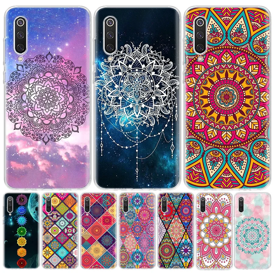 Blue Totem Mandala Flower Telefón puzdro pre Xiaomi Redmi Note 13 Pro Plus 5G 12 12C 9 9C 9a 10c 10a 10 K60 K70 Pro 8a 8a 8 7a 7 6a