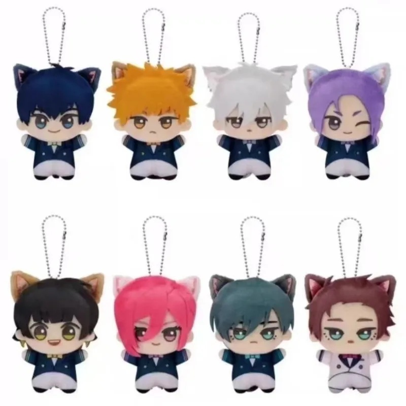 Blues Zamknutý Isagi yoichi Nagi Seishiro 10cm roztomilý anime plnený plyšový bábika Schoolback Bathsack