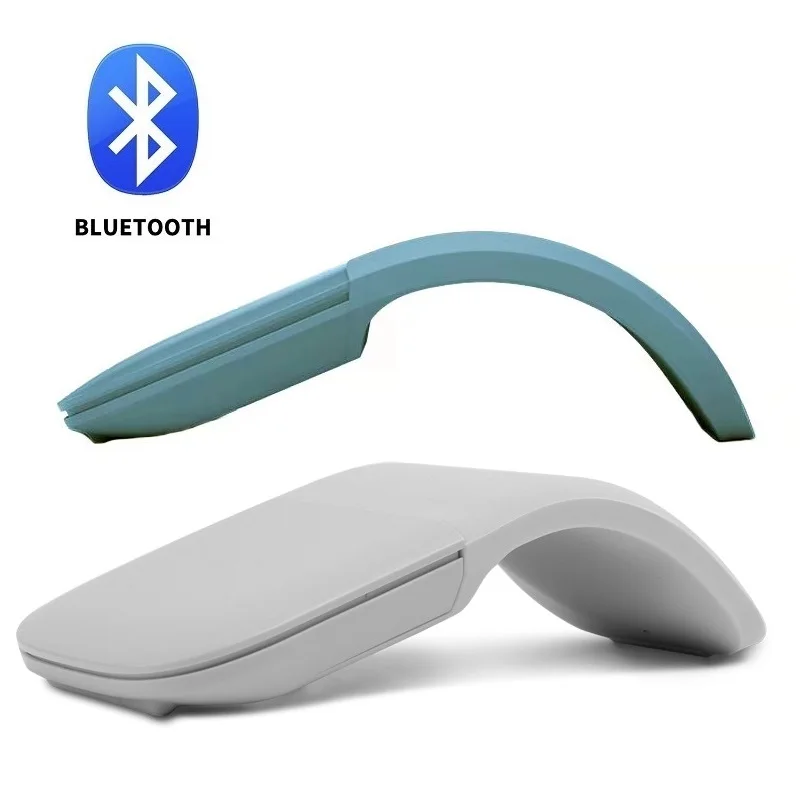 Bluetooth 4.0 /5.0 Skladací bezdrôtový oblúk dotykový počítač Tichá myš Ergonomické štíhle laserové myši pre Microsoft Surface