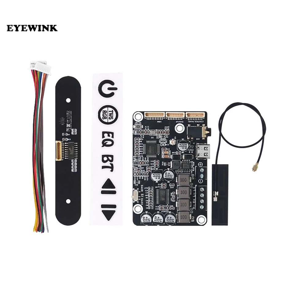 Bluetooth 5.0 DSP zosilňovacia doska 2.0 STEREO TREBLE A NASTAVENIE A FREKNY DIDIVENT HIFI40WX2