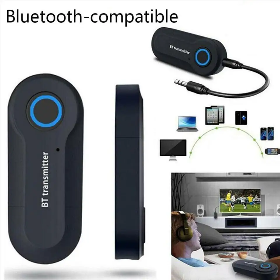 Bluetooth 5.0 vysielač 3,5 mm Jack Audio Adapter Wireless Bluetooth Stereo Audio Adapter Adaptér pre slúchadlá PC TV slúchadlá