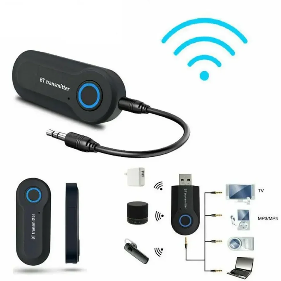 Bluetooth 5.0 vysielač 3,5 mm Jack Audio Adapter Wireless Bluetooth Stereo Audio Adapter Adaptér pre slúchadlá PC TV slúchadlá