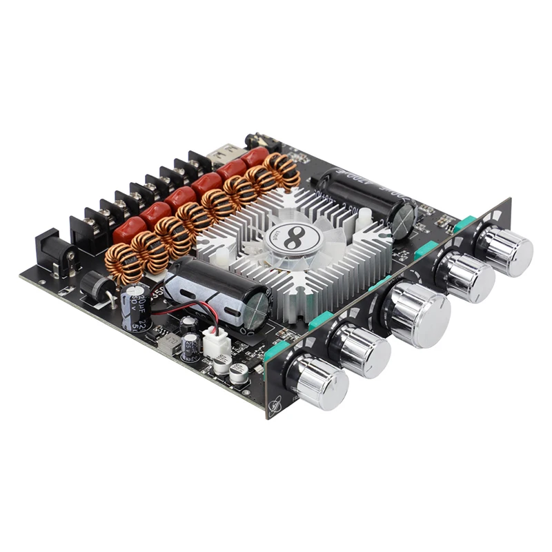 Bluetooth 5.1 220W*2+350W 2.1 Kanál TPA3251D2 Audio výkonový zosilňovač modul Hifi Treble Bass Subwoofer Amp S350H