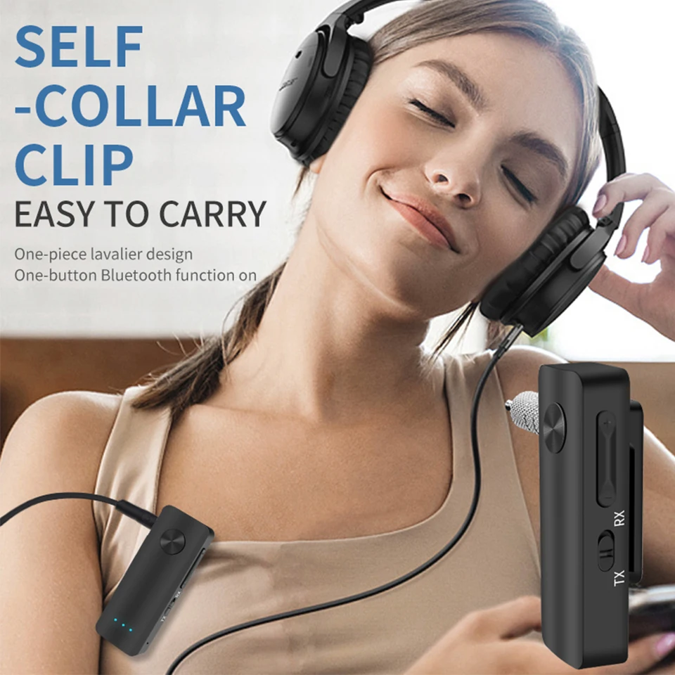 Bluetooth 5.3 Pánový prijímač 2 IN1 Jack Wireless Adapter 3,5 mm audio aux adaptér pre audio hudbu automobilu aux handsfree headset