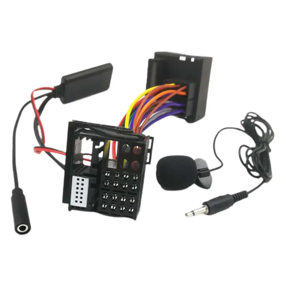 Bluetooth Aux Audio kábel adaptér s mikrofónom pre Peugeot 207 307 307SW 407 308
