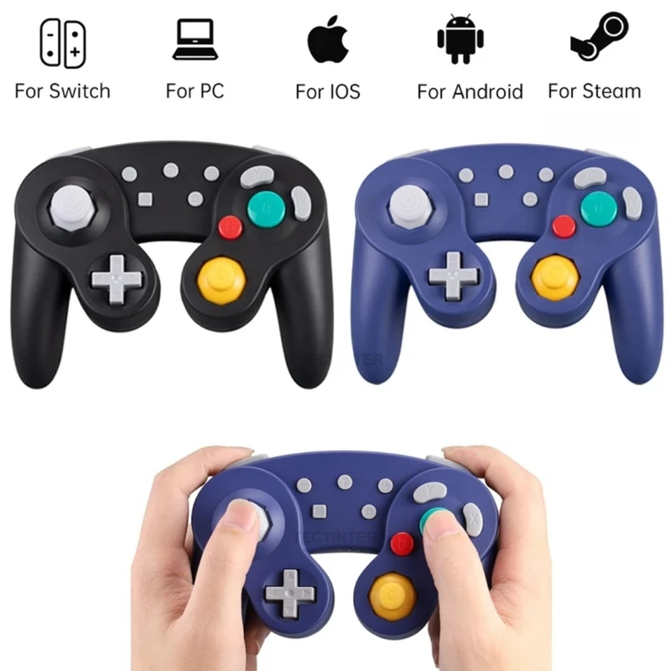Bluetooth GamePad Wireless GC Ovládač pre prepínač Gamecube kompatibilný s Nintendo Switch/Lite Controller pre PC Joystick