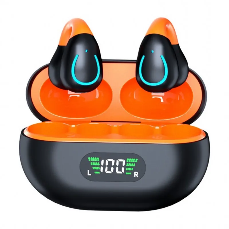 Bluetooth slúchadlá náušnice bezdrôtového športového uší klip Tws Earbuds hifi basové hudobné slúchadlá hier headset pk ambie zvukové doštičky