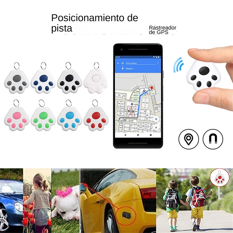 Bluetooth Smart Anti-Lost Tracker Zariadenie Dog Pag Tracking Locator Lookator Dvojcestný zabezpečenie Alarm Tracker Bag Finder pre Isearching