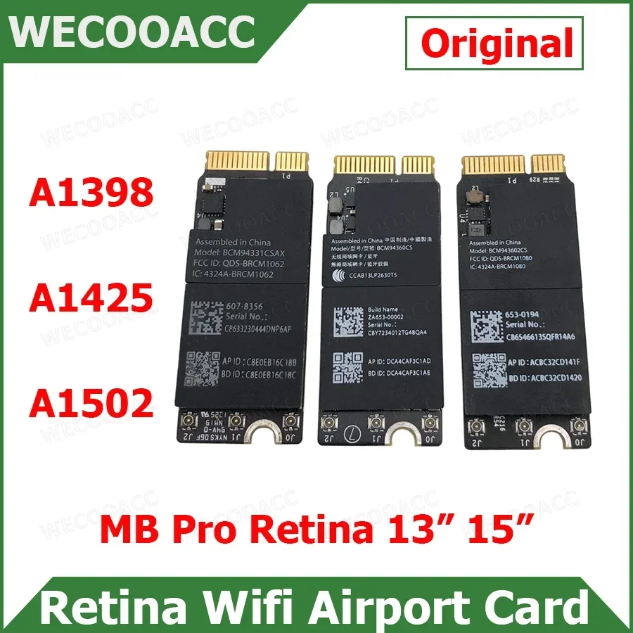 Bluetooth Wireless WiFi Airport Card pre MacBook Pro sietnicu 13 