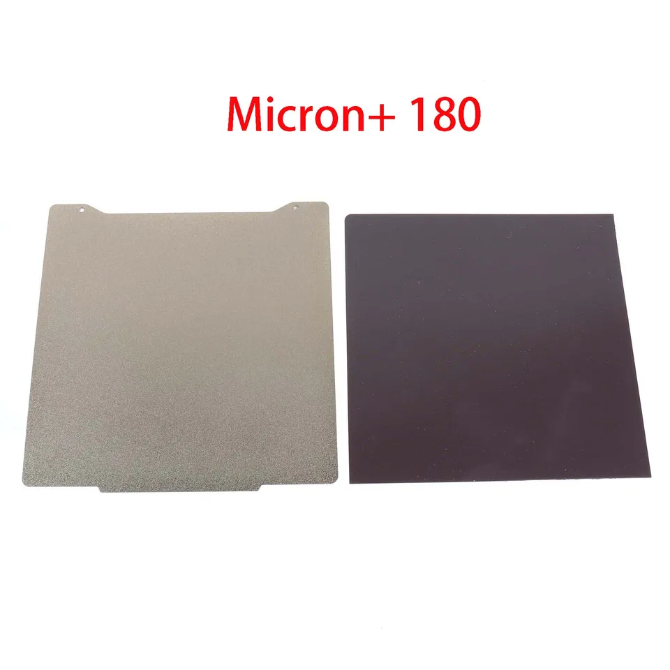 Blurolls Voron Micron+ Micron Plus PEI List s magnetickým papierom pre Voron Micron 180 185x185 mm jedna strana hladká a jedna bočná energia