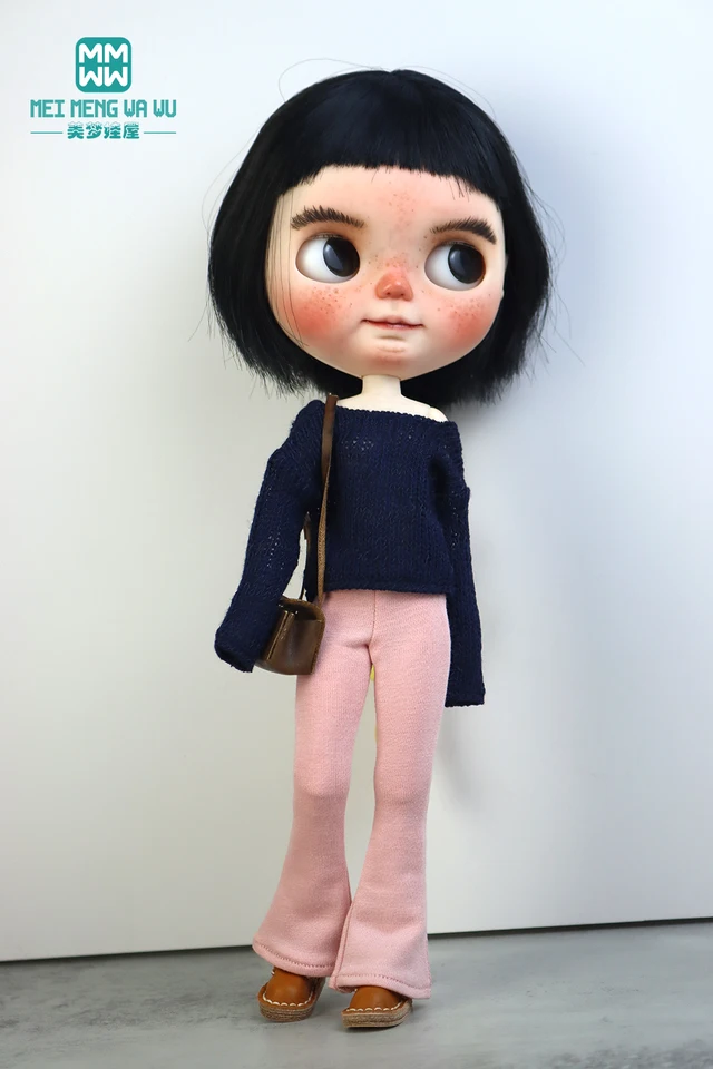 Blyth Doll Clothes Fashion Sveter Flared Pants pre darček Azone Obitsu Fr Hračky